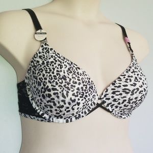 NWT Candie's Convertible Bra Leopard Print 34D